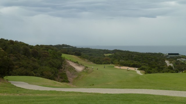 The 15th tee at RACV Cape Schanck Resort