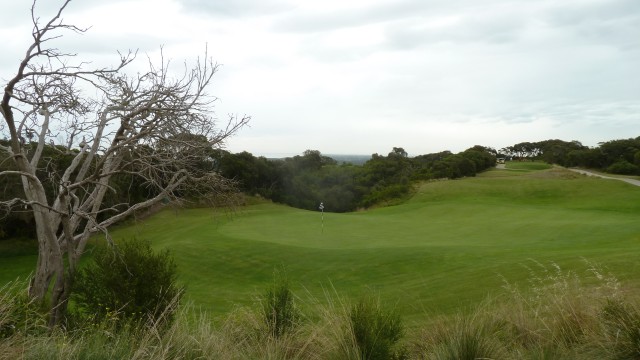 The 16th green at RACV Cape Schanck Resort