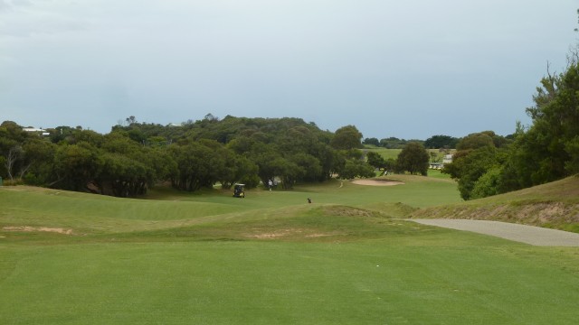 The 18th tee at RACV Cape Schanck Resort