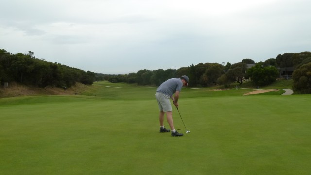 The 1st green at RACV Cape Schanck Resort