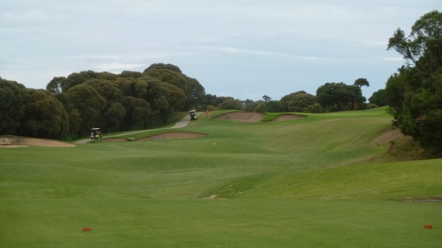 The 1st tee at RACV Cape Schanck Resort