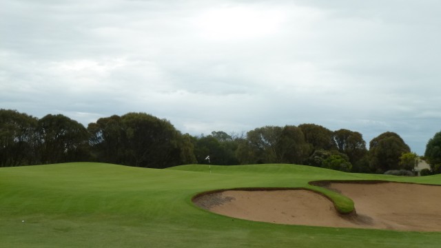 The 8th green at RACV Cape Schanck Resort