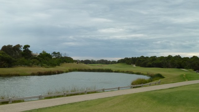 The 8th tee at RACV Cape Schanck Resort