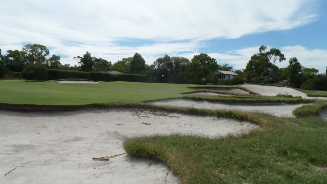 The 10th green at Royal Melbourne Golf Club East Course