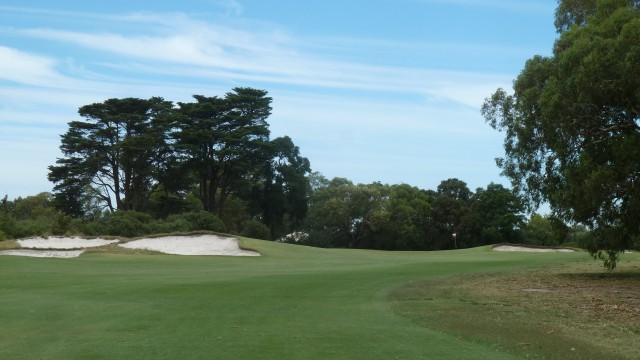 The 12th fairway at Royal Melbourne Golf Club East Course