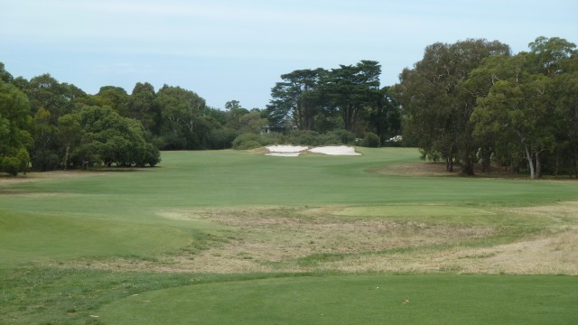 The 12th tee at Royal Melbourne Golf Club East Course