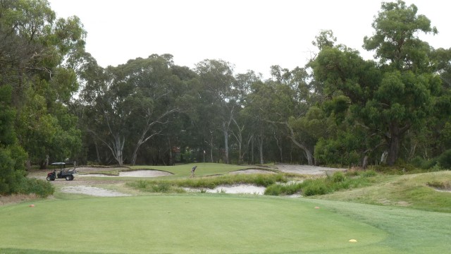 The 13th tee at Royal Melbourne Golf Club East Course