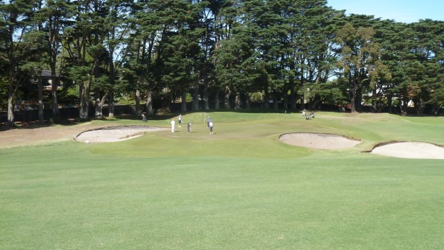 The 1st fairway at Royal Melbourne Golf Club East Course