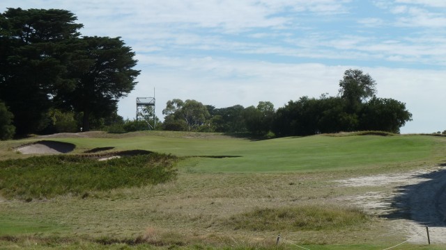 The 4th tee at Royal Melbourne Golf Club East Course