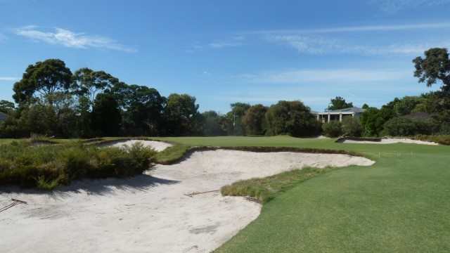 The 5th green at Royal Melbourne Golf Club East Course