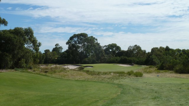 The 6th tee at Royal Melbourne Golf Club East Course