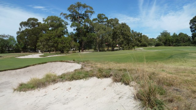 The 8th green at Royal Melbourne Golf Club East Course