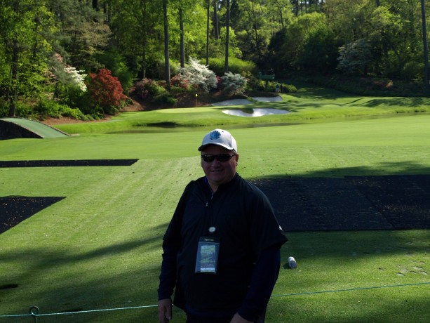 Me at the 12th hole of Augusta National