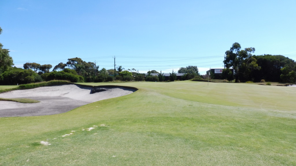 The 3rd green at Victoria Golf Club