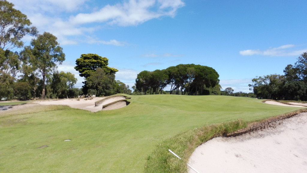 The 4th green at Victoria Golf Club