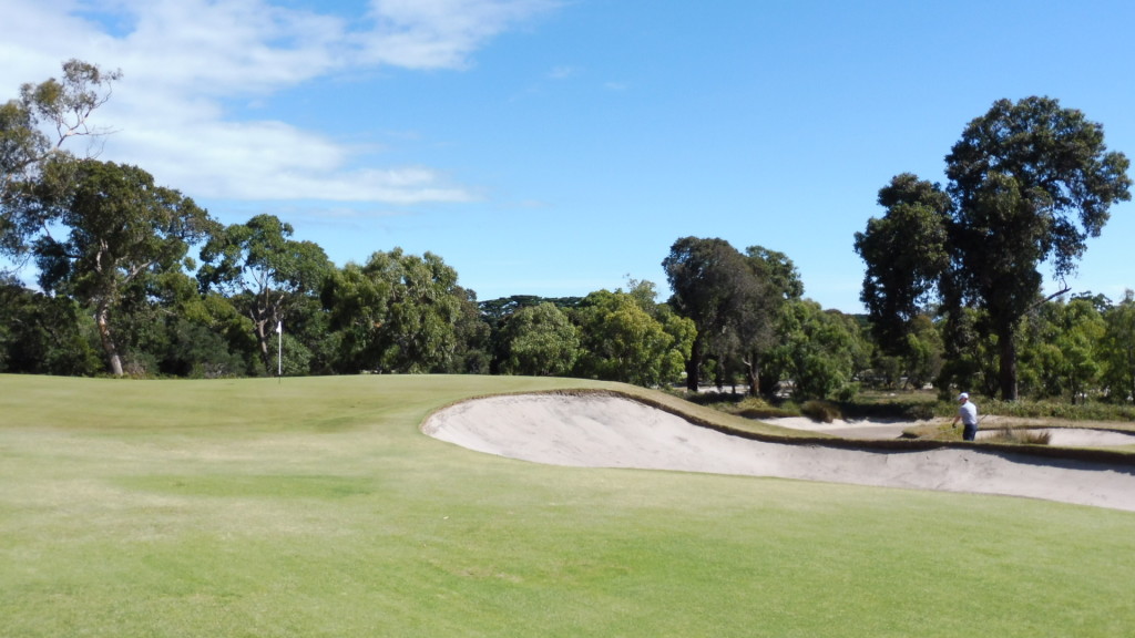 The 7th green at Victoria Golf Club