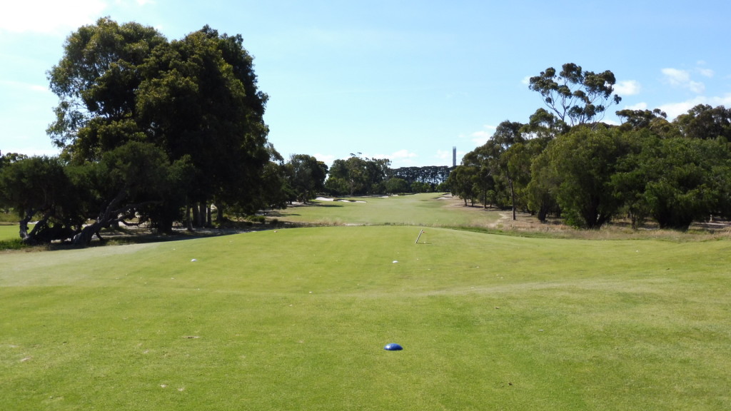 The 8th tee at Victoria Golf Club