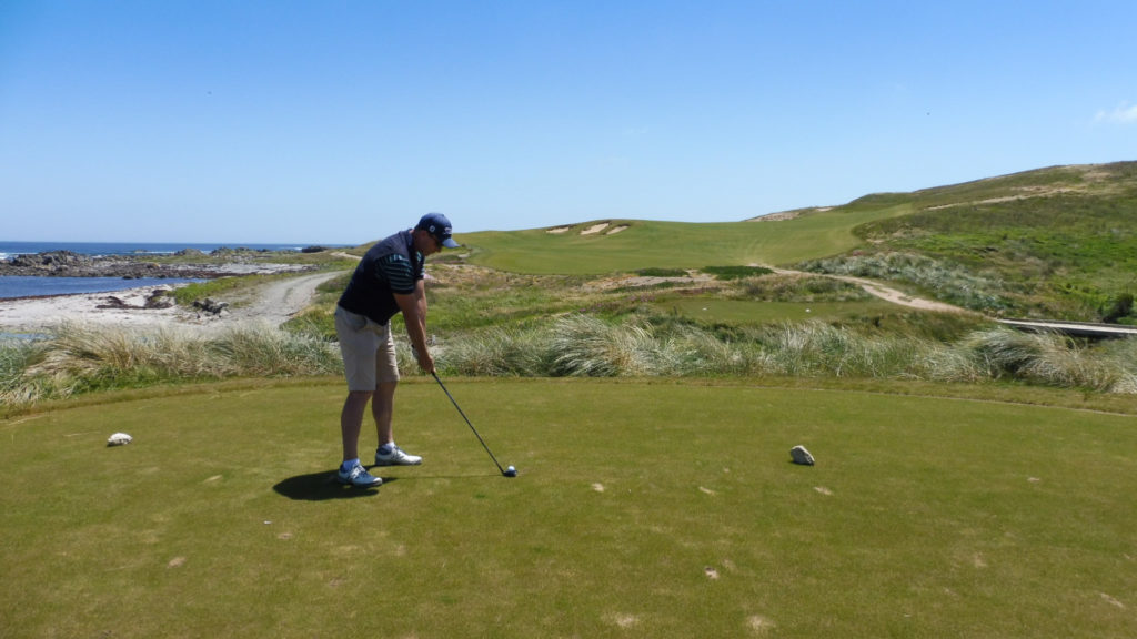 The 11th tee at Ocean Dunes