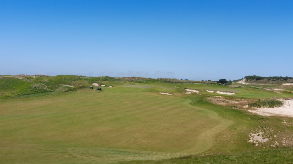 The 12th fairway at Ocean Dunes