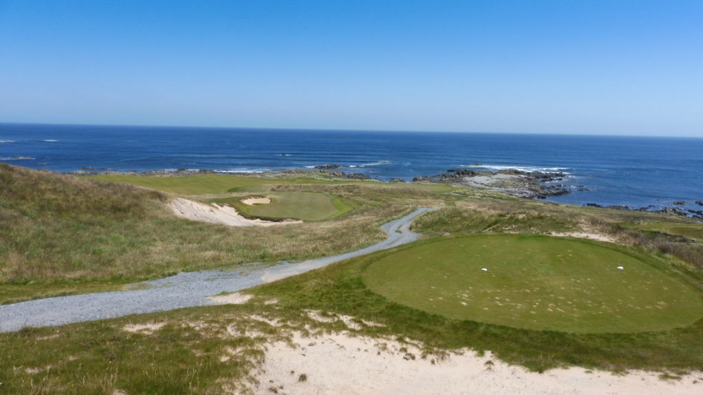 The 14th tee at Ocean Dunes