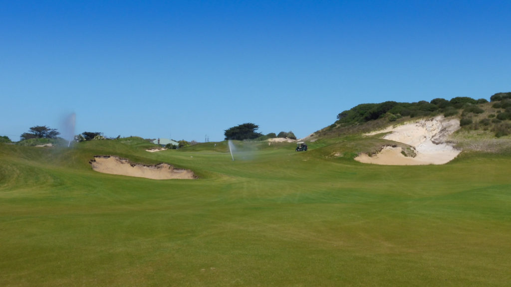 The 17th fairway at Ocean Dunes