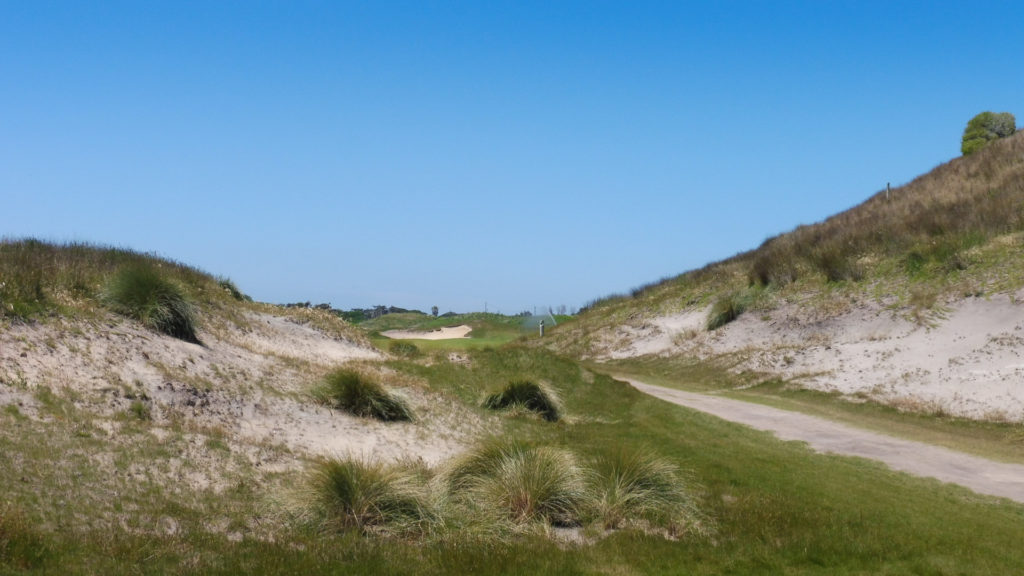 The 17th tee at Ocean Dunes