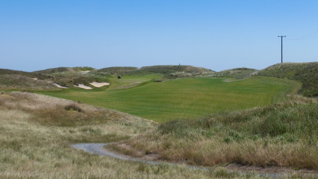 The 18th tee at Ocean Dunes