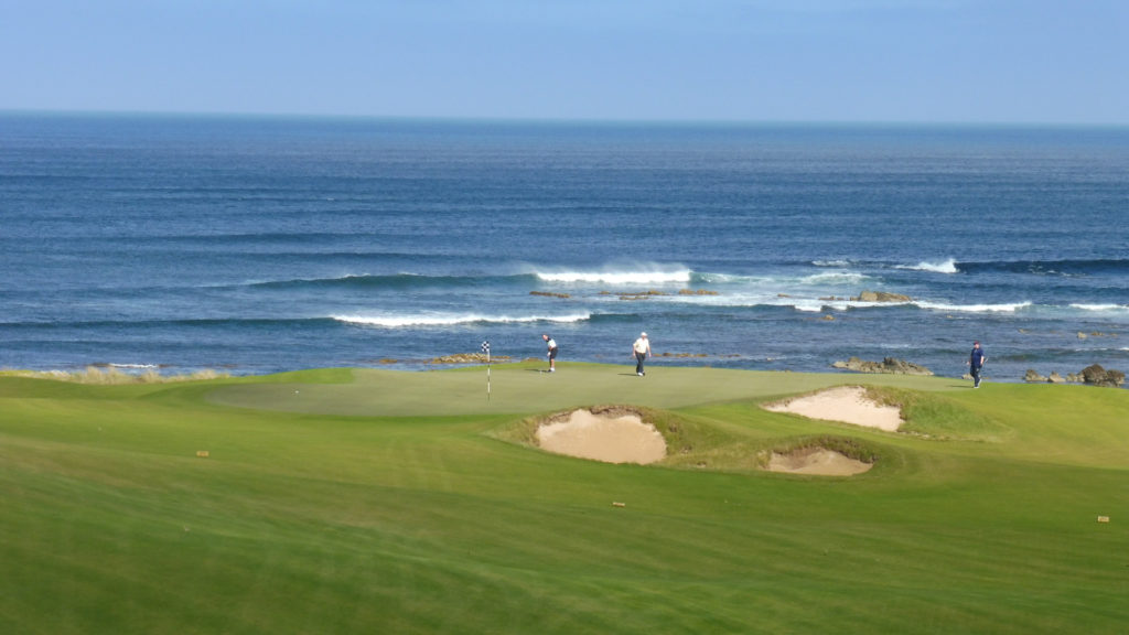 The 1st fairway at Ocean Dunes