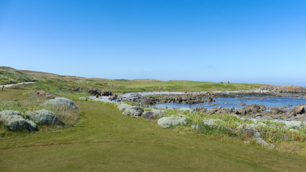 The 3rd tee at Ocean Dunes