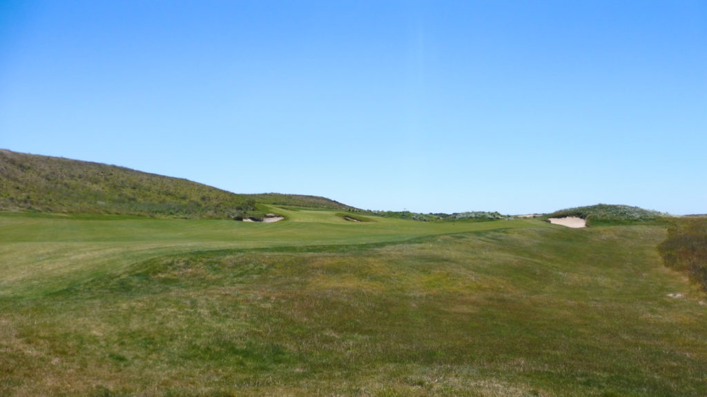 The 9th fairway at Ocean Dunes