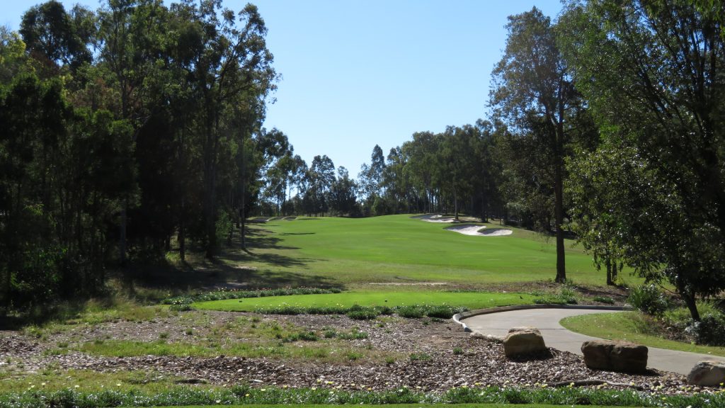 The 12th tee at Brookwater Golf Club