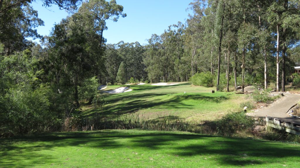 The 14th tee at Brookwater Golf Club