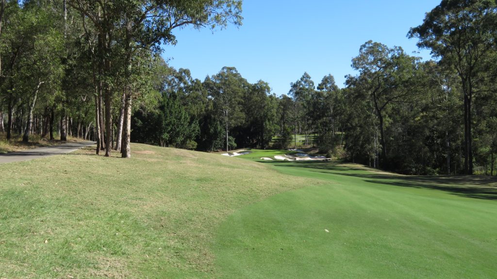 The 17th fairway at Brookwater Golf Club