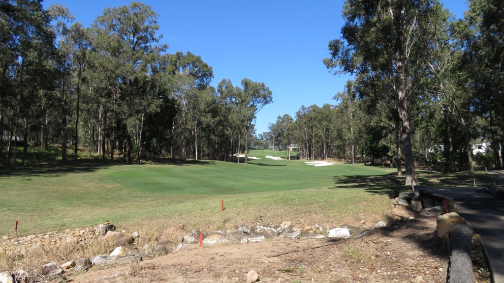 The 18th tee at Brookwater Golf Club