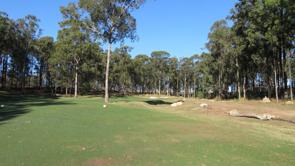 the 2nd fairway at Brookwater Golf Club
