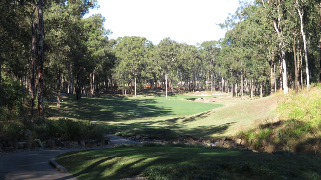 The 2nd tee at Brookwater Golf Club