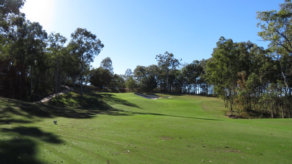 The 4th fairway at Brookwater Golf Club