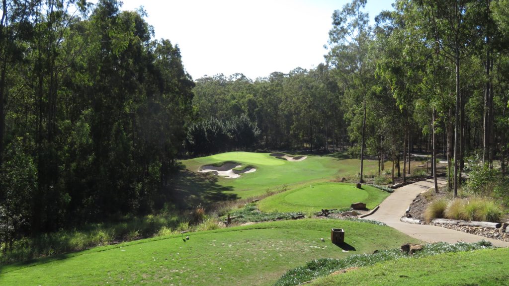 The 5th tee at Brookwater Golf Club