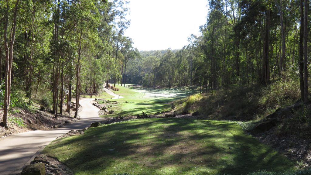 The 6th tee at Brookwater Golf Club