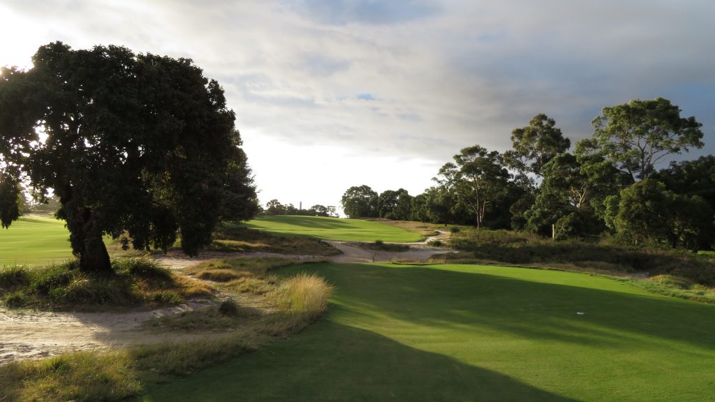 The 18th Tee at Victoria Golf Club