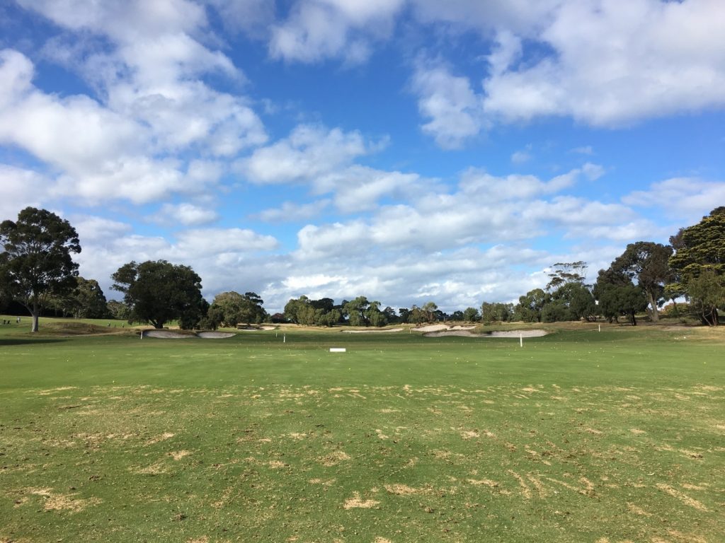 Practice range at Victoria Golf Club