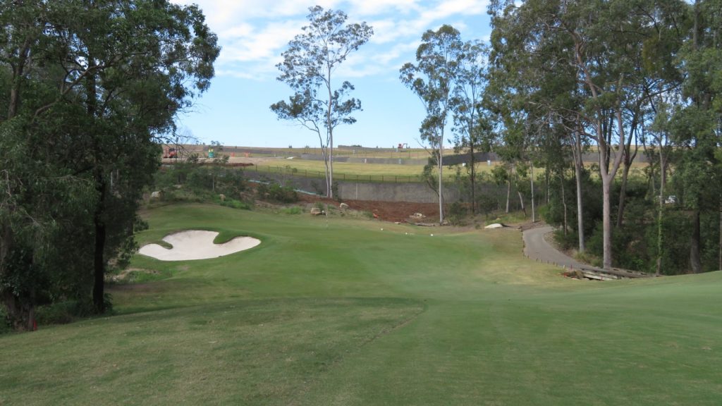 The 1st Green at Brookwater Golf Club