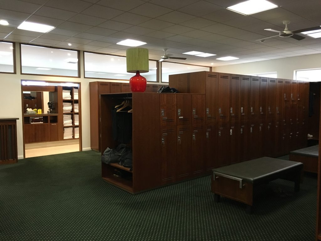 Royal Adelaide Golf Club Locker Room