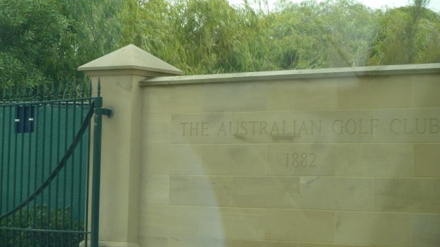 The Australian Golf Club Entrance