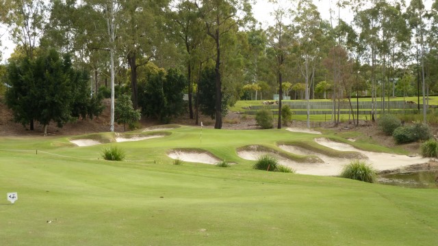 The 17th fairway at Brookwater Golf & Country Club