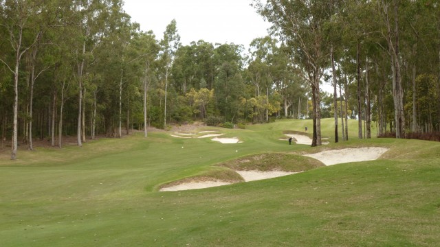 The 18th fairway at Brookwater Golf & Country Club