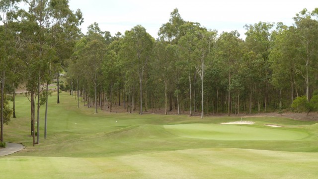The 18th green at Brookwater Golf & Country Club