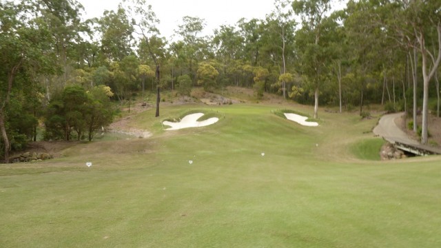 The 1st fairway at Brookwater Golf & Country Club