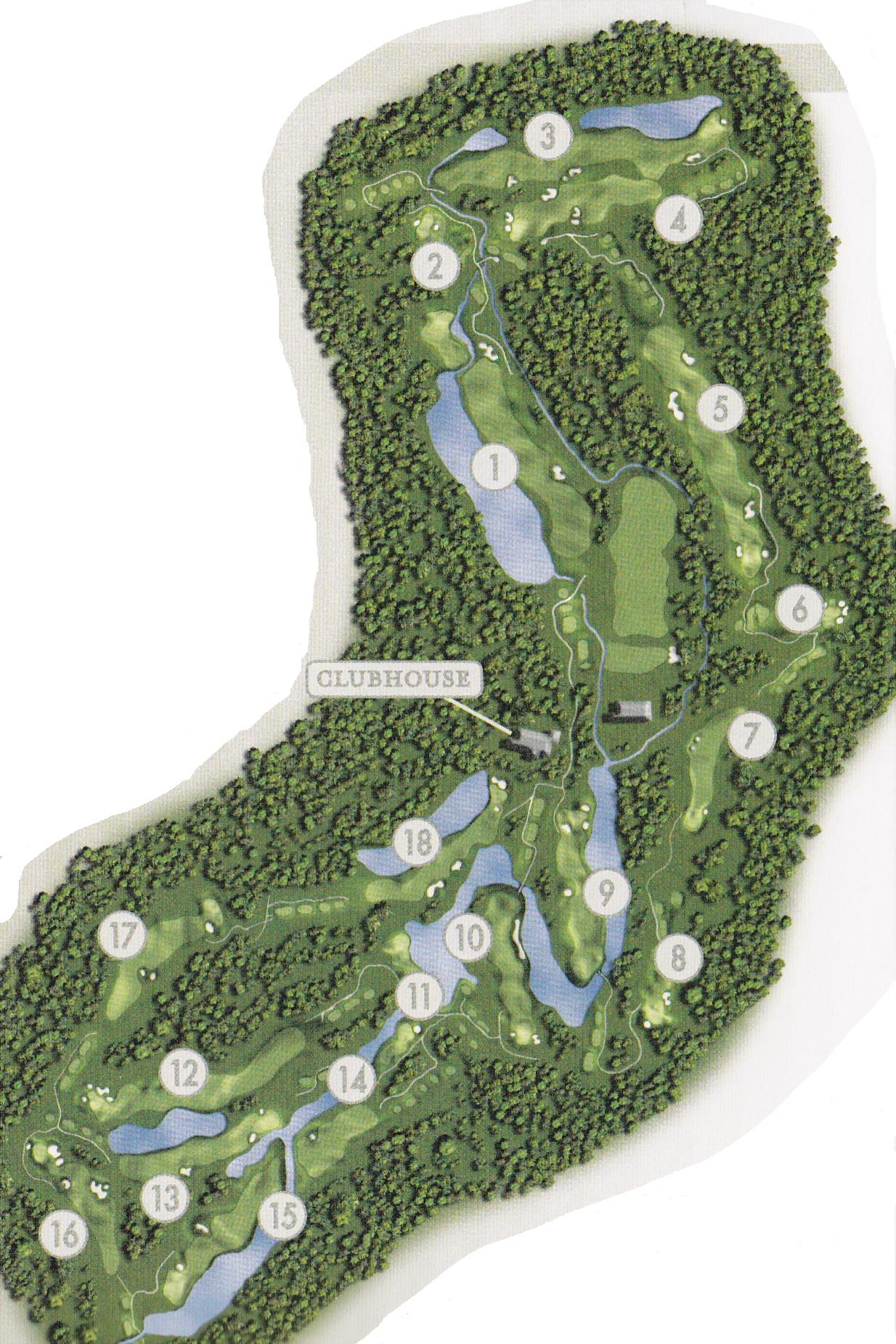 Palmer Coolum Resort Course Map - Aussie Golf Quest