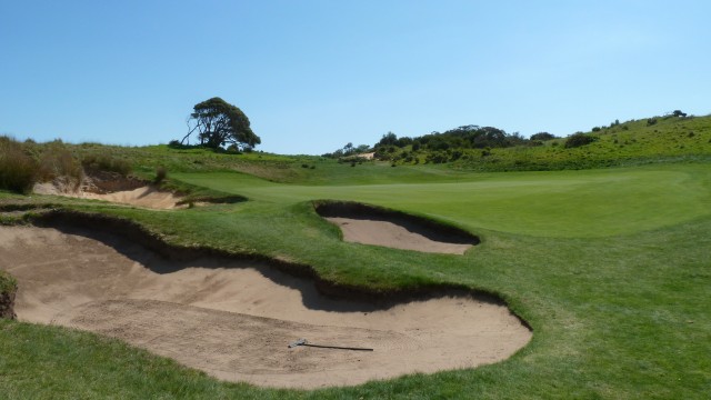 The 11th green at Moonah Links Legends Course